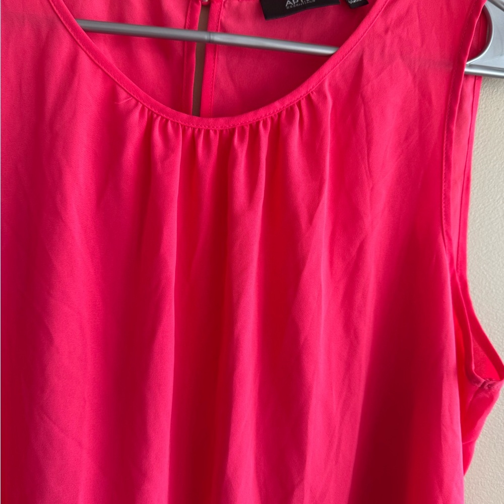 Apt. 9 Hot Pink Sleeveless Tank Top - Picture 3 of 7